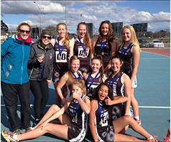 One of the Canberra High School Netball Teams