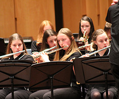 Students performing at the Australian National Eisteddfod