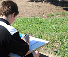 Students enjoying art classes